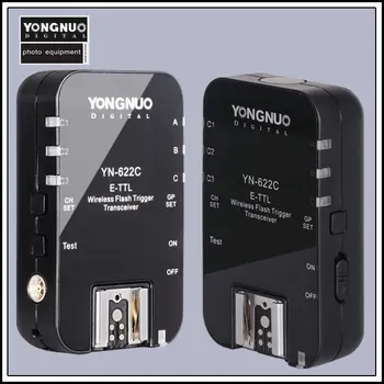 

Yongnuo YN-622C YN 622 Wireless ETTL HSS 1/8000S Flash Trigger 2 Transceivers for Canon 1100D 1000D 650D 600D 550D 7D 5DII 40D