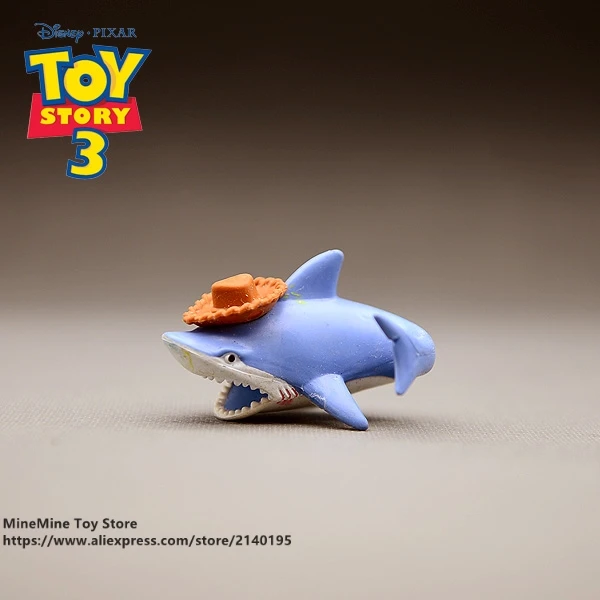 ZXZ Toy Story 3 Mr. Shark Q Version 5cm Action Figure Posture Anime  Decoration Collection Figurine Toy model for children