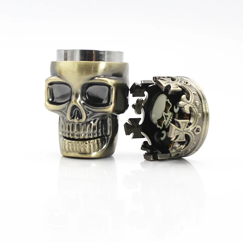 King Skull металлическая табачная травяная мельница для пряностей измельчитель Shantou