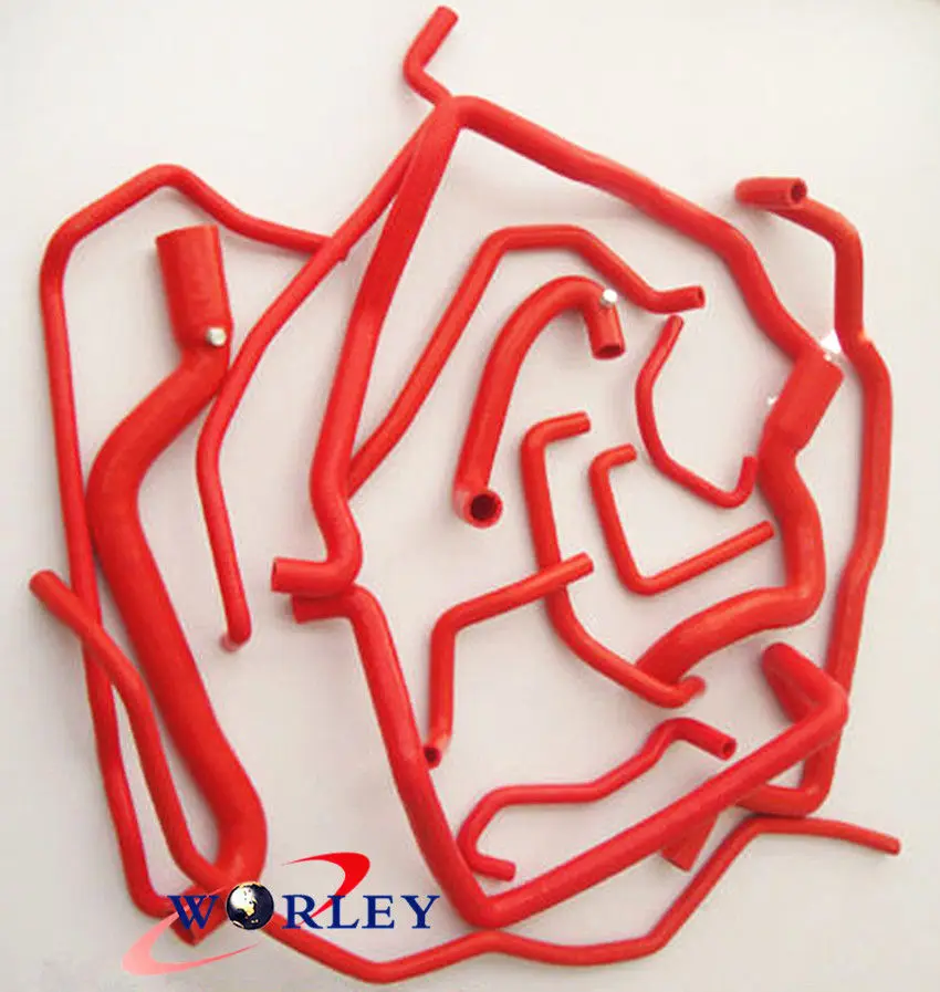 

REINFORCED RED SILICONE COOLANT HOSE FOR RENAULT 5 GT TURBO PHASE 1 1985 1987 1986