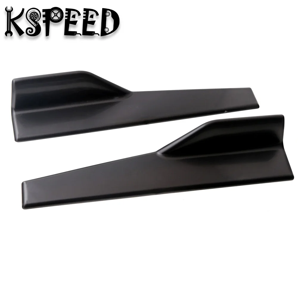 2 шт. универсальные черные удлинители для юбки из углеродного волокна 85