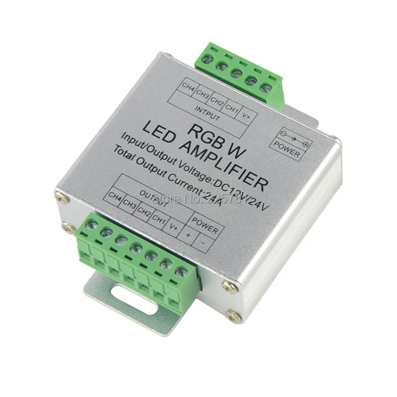 

24A RGBW Amplifier input DC12-24V for RGBW LED strip lights input 576W