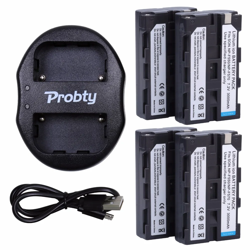 PROBTY 4 . NP-F530 NP F550 F570 + USB     Sony NP-F570 CCD-SC55 CCD-TRV81 DCR-TRV210 MVC-FD81