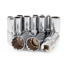 1/2 8-32 мм удлинить универсальный тяжелый 12 зубная расщелина головка гаечного ключа внутренний шестигранный гаечный ключ Аллен головка Инструменты для ремонта авто 1 шт