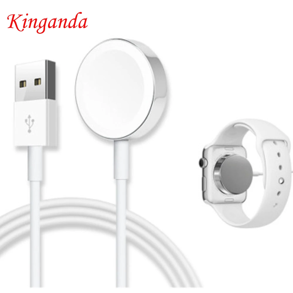

New Wireless Charger for iWatch Series 1 2 3 4 USB Magnetic For AppleWatch Charging Cable feet 1m for Apple Watch Charger Cable