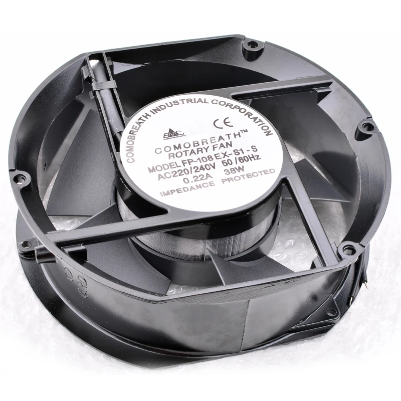 Ventilador de Refrigeração Resistente ao Calor do Metal Brandnew Original Fp108ex-s1-s b 17250 17251 172x150x51 mm 110v 220v 380v 38w - Imagem 4