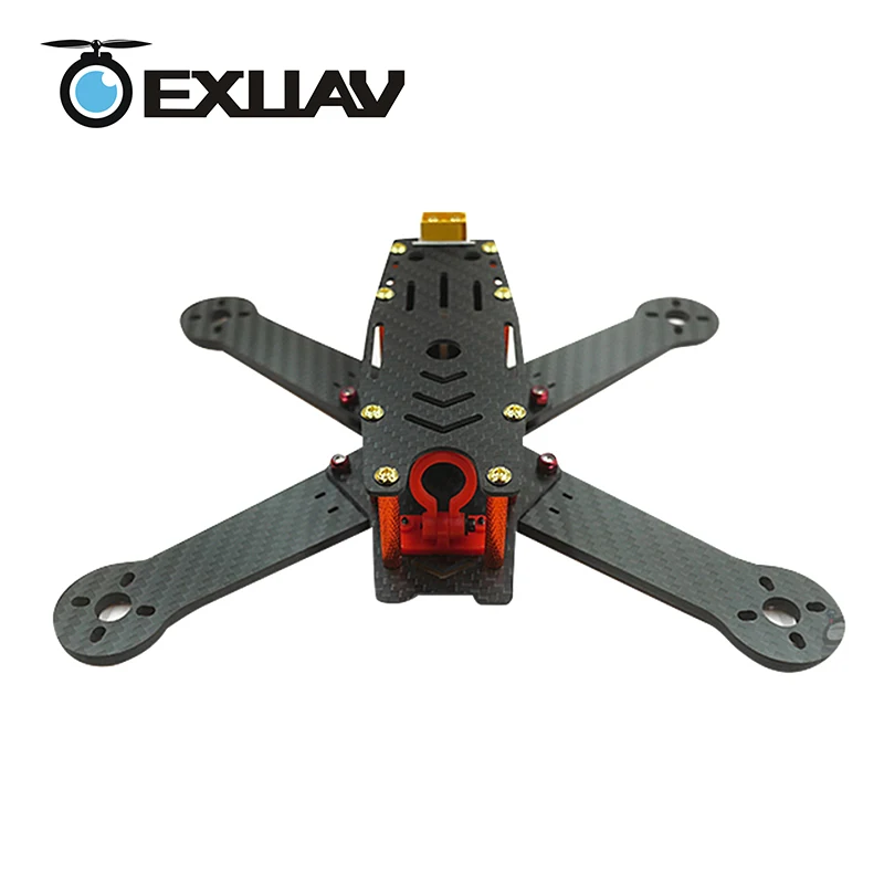 EXUAV 210 210mm Dingil Mesafesi Karbon Fiber Yar Drone er eve Kiti 