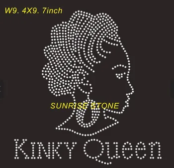 

kinky queen rhinestone transfer hot fix rhinestone motif iron on strass