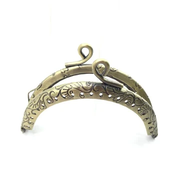 

DIY 8.5cm cute girl metal kiss wire clasp buckle coin bag purse frame 10pcs/lot