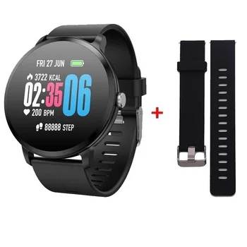 

V11 Women Men Smart Watch IP 67 Activity Fitness Tracker Heart Rate Monitor Sports 1.3Inch Wristband