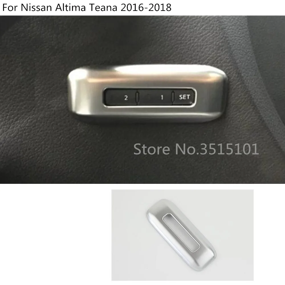 

car memory remember recall recollection seat adjustment knob button switch trim 1pcs For Nissan Altima Teana 2016 2017 2018