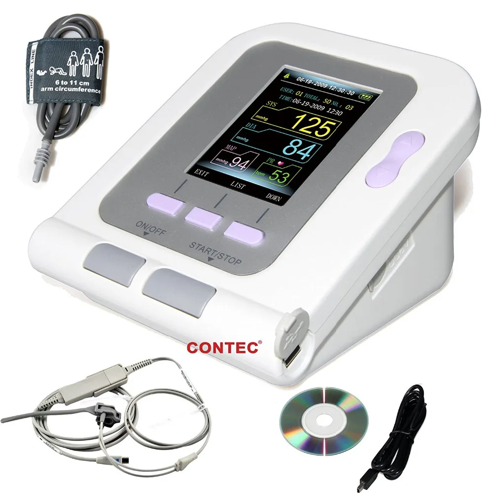 CONTEC Neonate Infant Blood Pressure Monitor CONTEC08A Infant SPO2 PR 