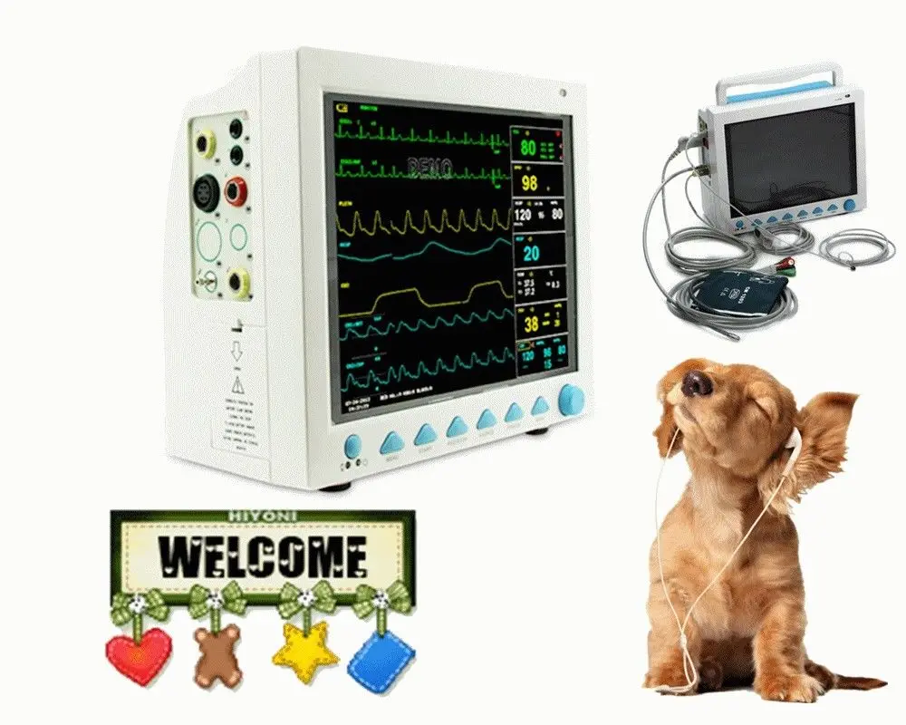 New Veterinary ICU Patient monitor,6 parameters,CMS8000 VET,CE&FDA-in