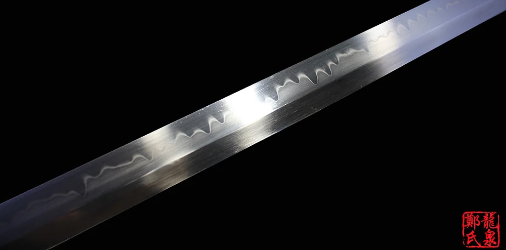 Традиционный китайский меч T10 из высокоуглеродистой стали настоящий Хамон Тан