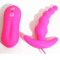 Вибратор-фаллоимитатор секс-игрушки для женщины эротические игрушки Sexo Фетиш Силиконовые гибкая гибкие бисером Анальный Анальная пробка