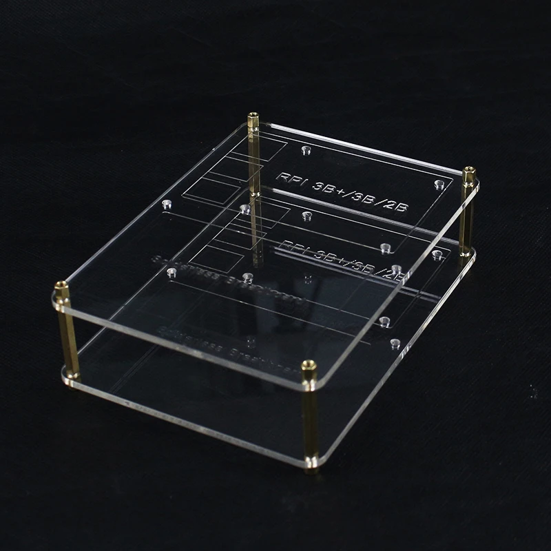 2 слойная макетная плата Raspberry Pi 3 Монтажная пластина акриловая доска для