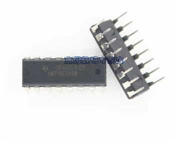 

100pcs SN74HC595N SN74HC595 74HC595N 74HC595 DIP-16 Counter Shift Registers Tri-State 8-Bit new original