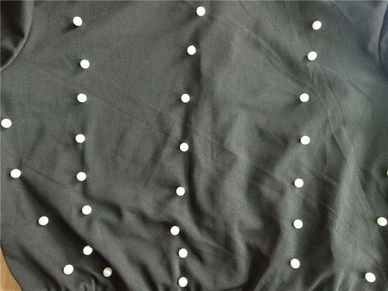 fashion beading women pants 2 piece set-5