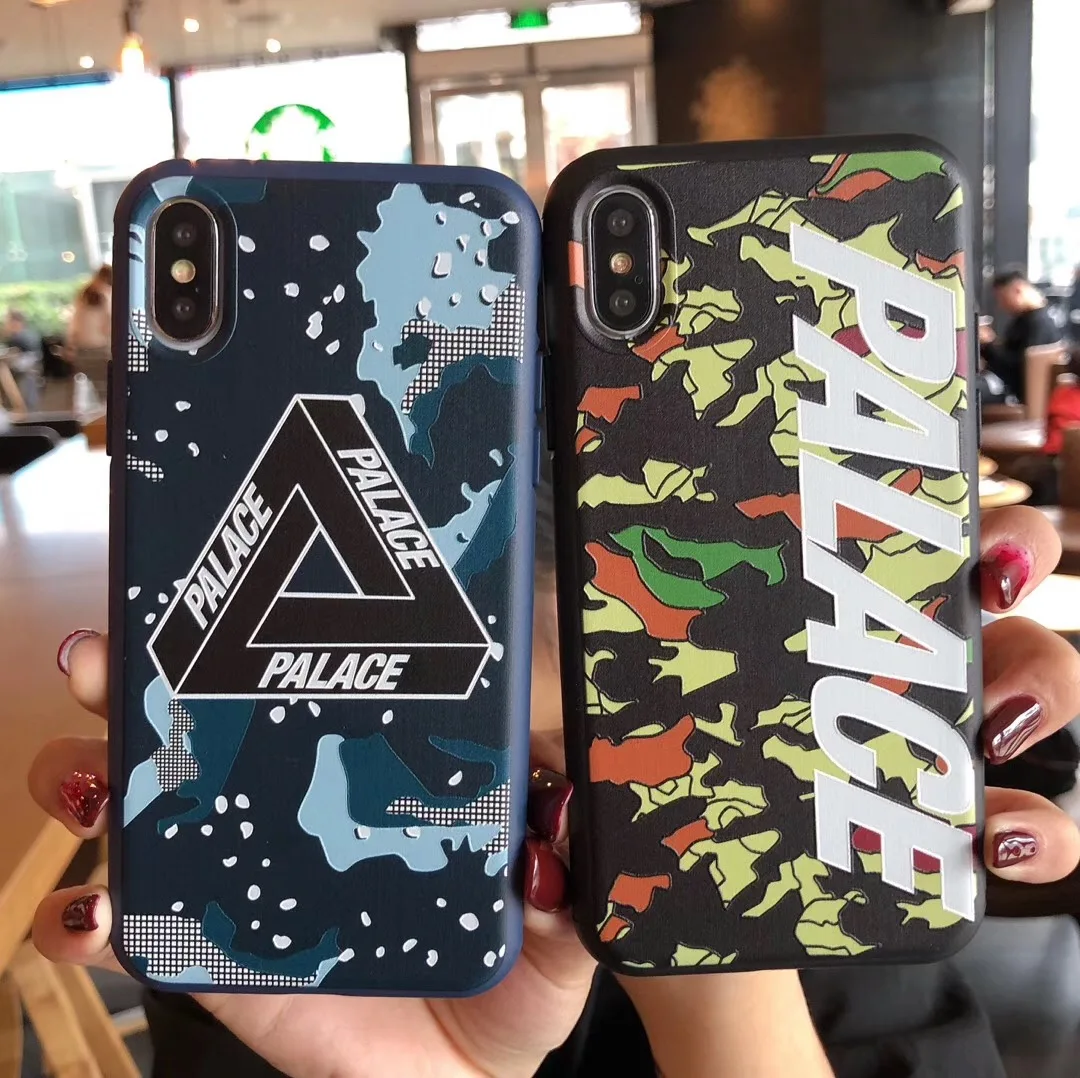 

HOT British street fashion Skateboarding Palace 3D Phone case cover for iphone 6 S 7 8 plus X XS MAX XR Netherlands patta Capa