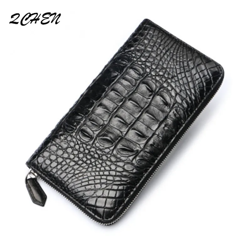 Men's leather 3D alligator wallet men's handbag long men's wristband coin nightmare before christmas convenient for boy 006tb