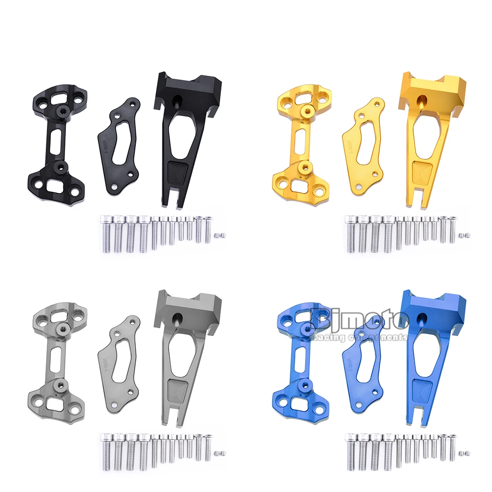 BJMOTO MT09 FZ09 аксессуары для мотоциклов рулевой демпфер с кронштейном Mouting поддержка Yamaha MT-09 MT 09 FZ-09 XSR900ABS
