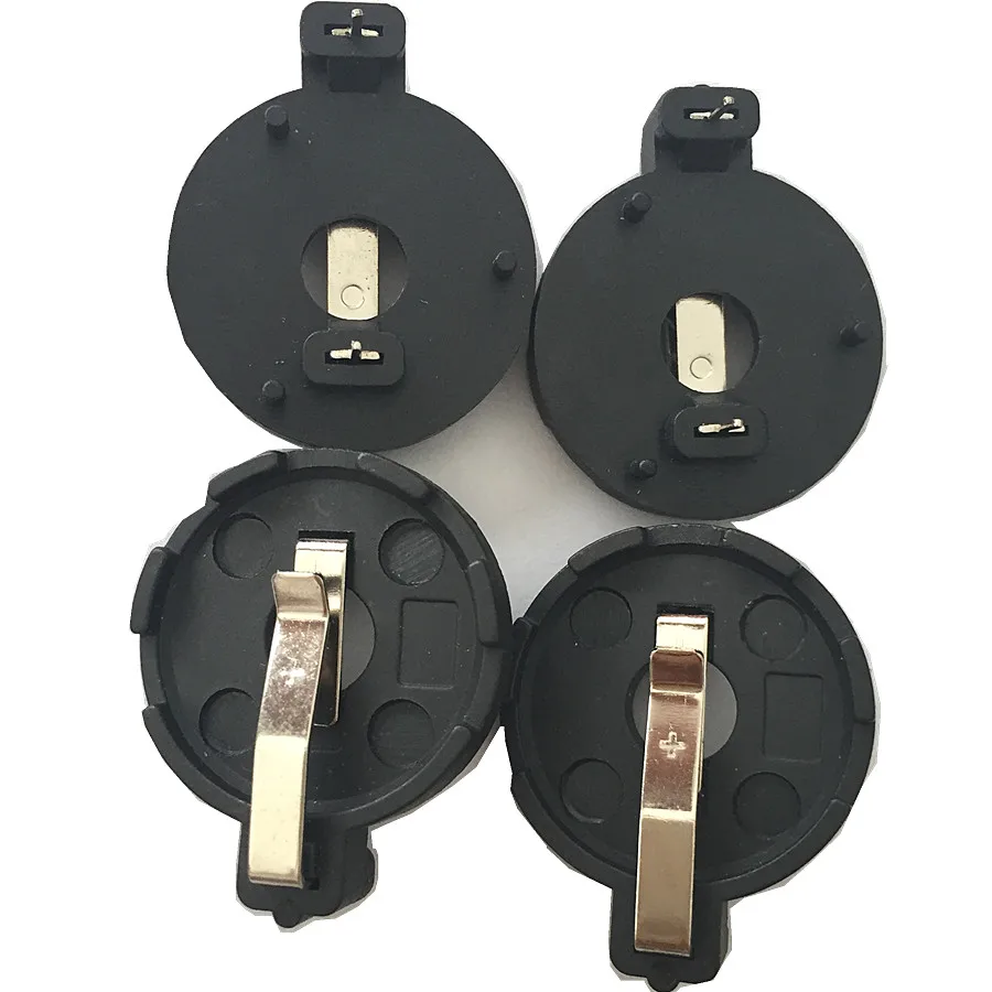 3V battery shell CR2032 coin button battery holder BS 3 1 through hole