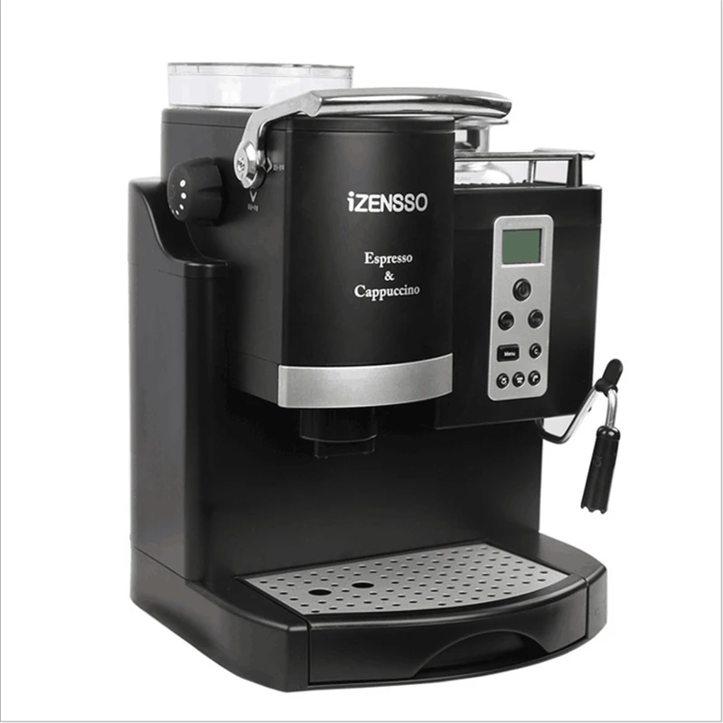 

LCD Semi-Automatic Coffee Maker Espresso Machine High Pressure Steam With Froth Milk For Home or Office ,Commercial Using