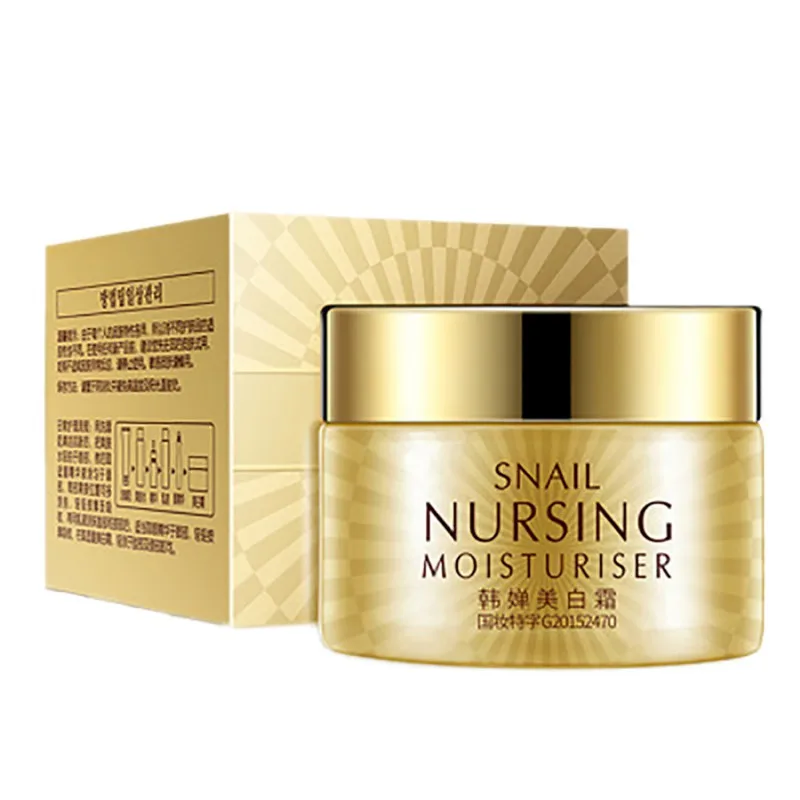 Snail Face Whitening Cream Moisturizer Anti Aging Wrinkles Age Spots