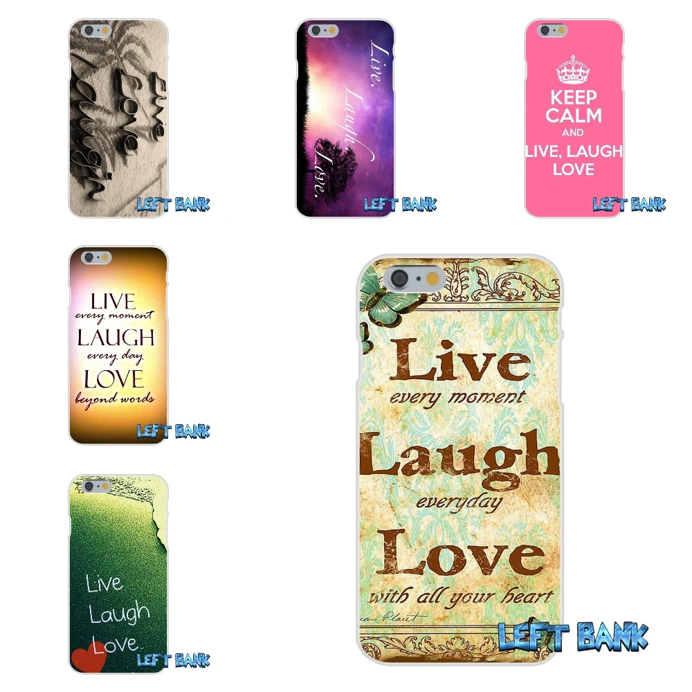 Love Laugh Live Quotes Soft Silicone TPU Transparent Cover Case For HTC e M8 M9 A9 Desire 630 530 626 628 816 820 on Aliexpress