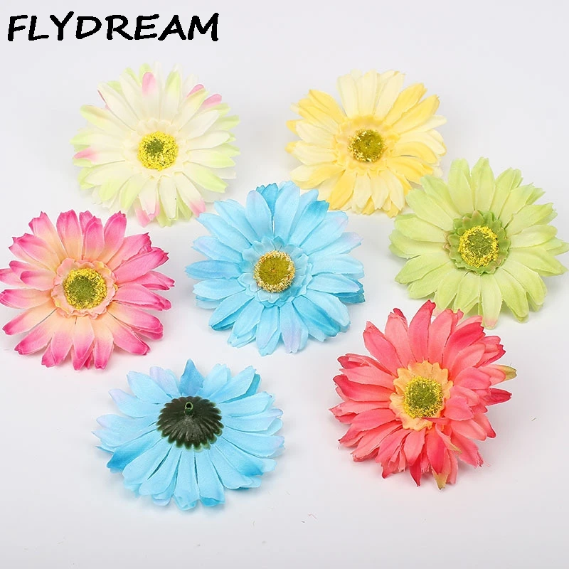 FLYDREAM 9 Color Artificial Flowers For Wedding Home Decoration Fake