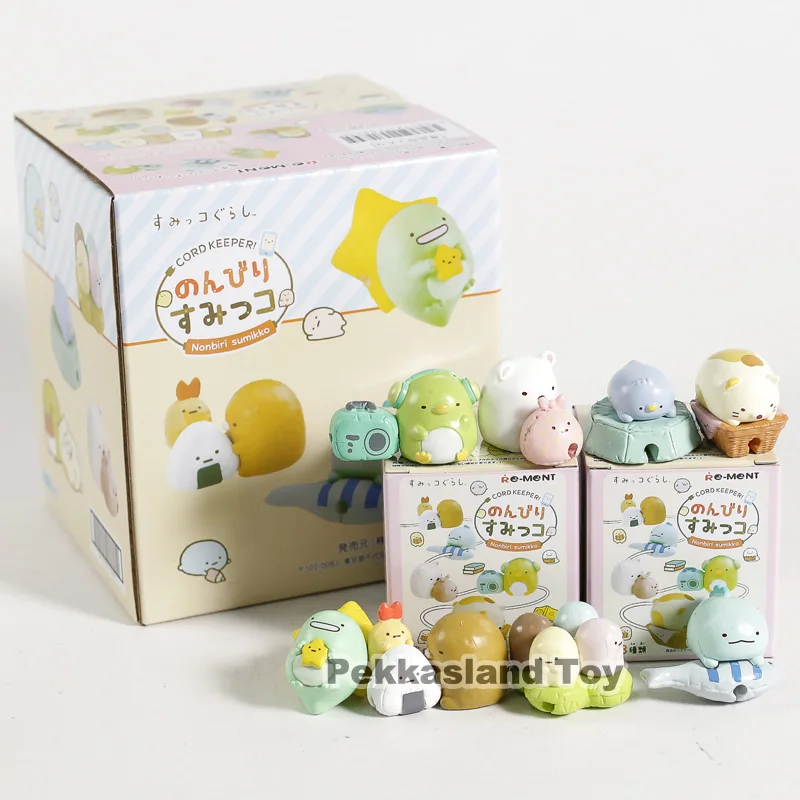 

Sumikko Gurashi Cord Keeper! Nonbiri Sumikko Mini PVC Figures Toys 8pcs/set