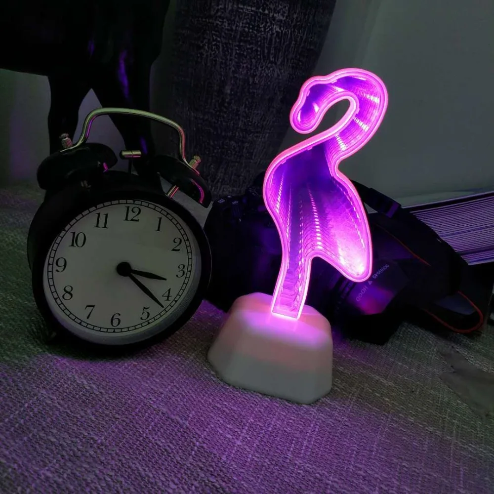 3D Pineapple Led Infinity Tunnel Night Lamp Mirror Tunnel Light LED Home Decoration Sign Cool Tabletop for Bedroom Lighting (10)