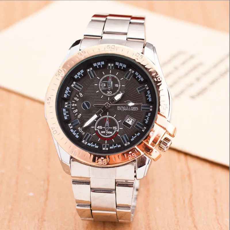 

Men's Wristwatches 2017 Men Top Brand Luxury Quartz Watches Stainless Steel Casual Sport Watches Male Clock Relogio Masculino