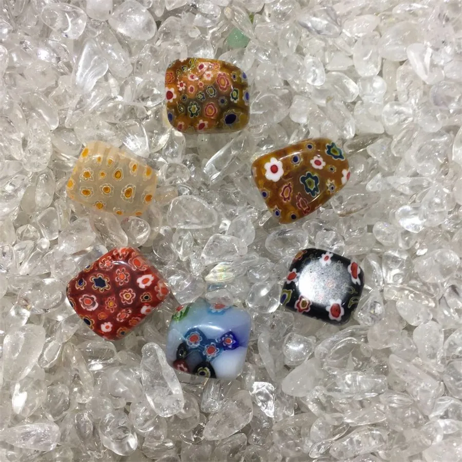 Special offer 6pcs pretty Kaleidostone tumbled stones and minerals