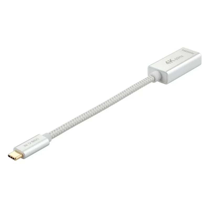 Адаптер USB C HDMI 4K @ 60 Гц адаптер 3 1 Type для MacBook Pro 2018/2017 iPad 2018 Surface Book 2 Dell XPS|Кабели VGA| |
