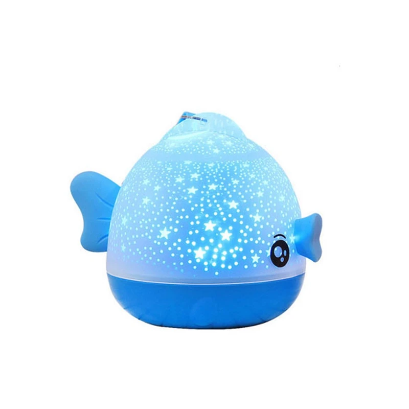 Lucky Fish Starry Sky Projector LED Night Light Wireless Remote Control Novelty Rotating Friends Gift Night Lamp for Baby Kids (15)
