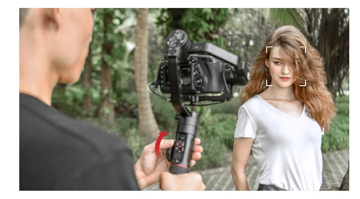 Zhiyun Crane 2 3-осевой портативный монопод с шарнирным замком видео Камера стабилизатор гироскопа для цифровой зеркальной камеры с лампой накаливания для непрерывного изменения фокусировки пульт дистанционного управления 3,2 кг грузоподъемность OLED Дисплей