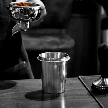 

Coffee Dosing Cup Stainless Steel Coffee Powder Precision Dosing Cup For EK43 Grinder Coffee Tea Accessories
