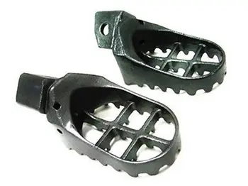 

Grey Dirt Bike FOOT PEGS For Yamaha YZ 80 125 250 500 YZ125 WR 200 Motor