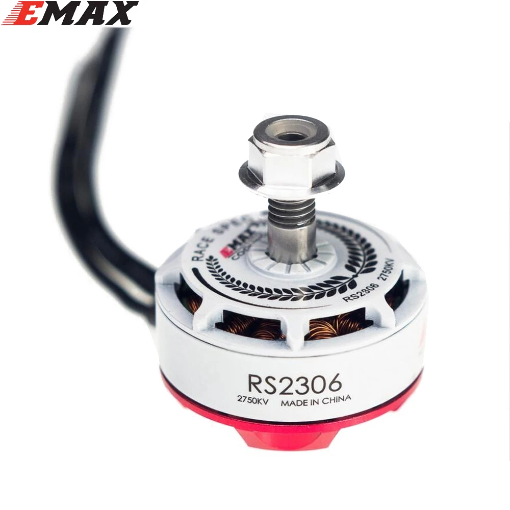 EMAX RS2306 2400KV/2750KV белый серии RaceSpec бесщеточный двигатель для FPV Rc квадрокоптера