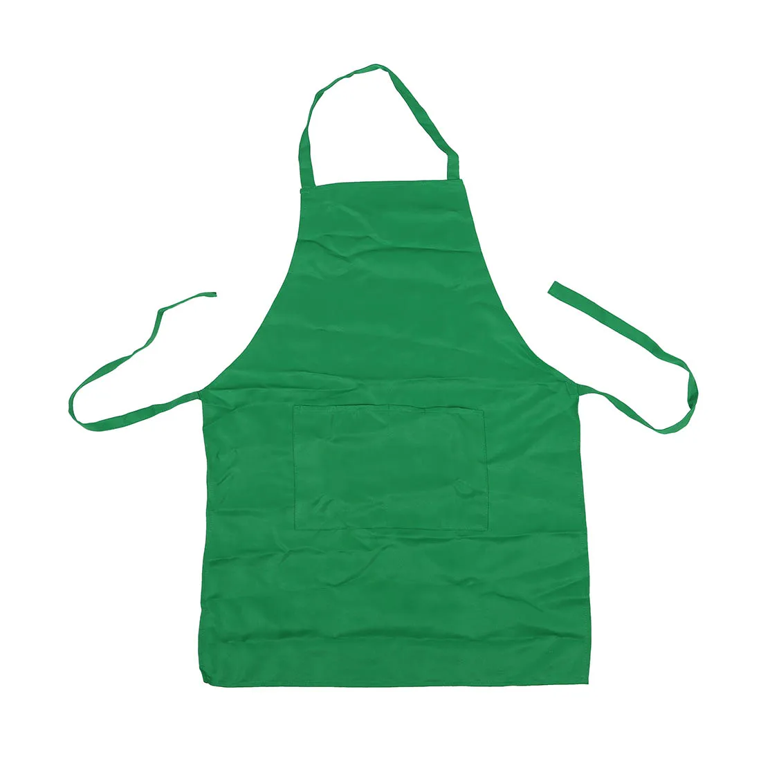 Plain Apron with Front Pocket Kitchen Cooking Craft Baking Greenin