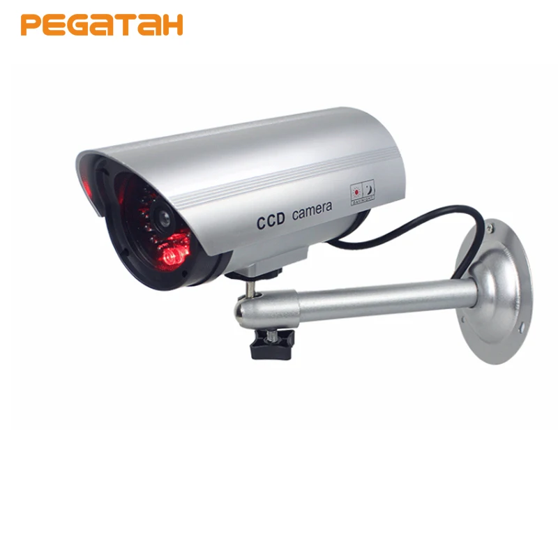 

Dummy/Fake Camera AA Battery for Outdoor Indoor Surveillance Security Camera Bullet CCTV Camera Home Security