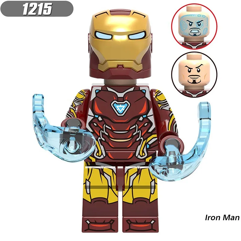 Конструктор LegoING Avengers 4 шт. супергероев Marvel Железный человек модель Playmobil
