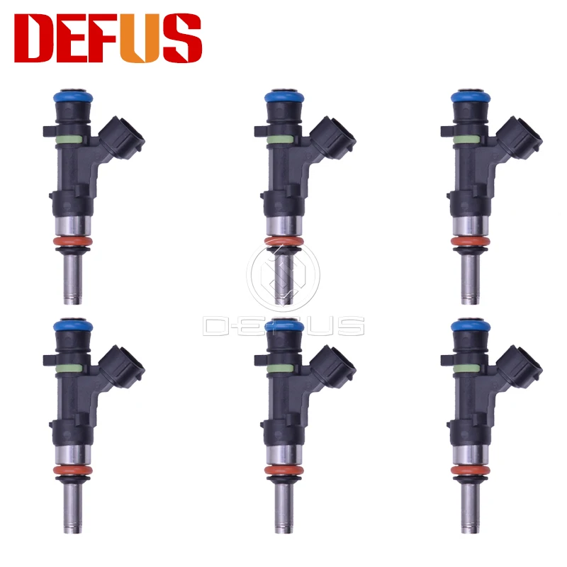 

DEFUS 6pcs Bico Fuel Injector OEM 022906031L Nozzle For Volkswagen Golf 5 3.2 V6 06-09 0280158121 0 280 158 121 Flow Matche New