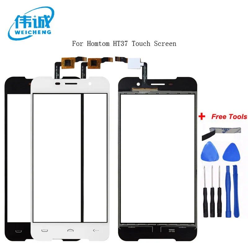 Mobile Touch Screen Panel For Homtom HT37 HT 37 Pro Sensor TouchScreen Digitizer Front Glass Lens | Мобильные телефоны и