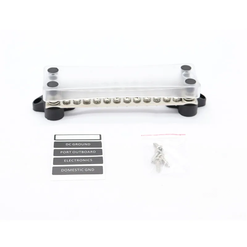 Dual bus bars with removable connecting link Bus Bars 8