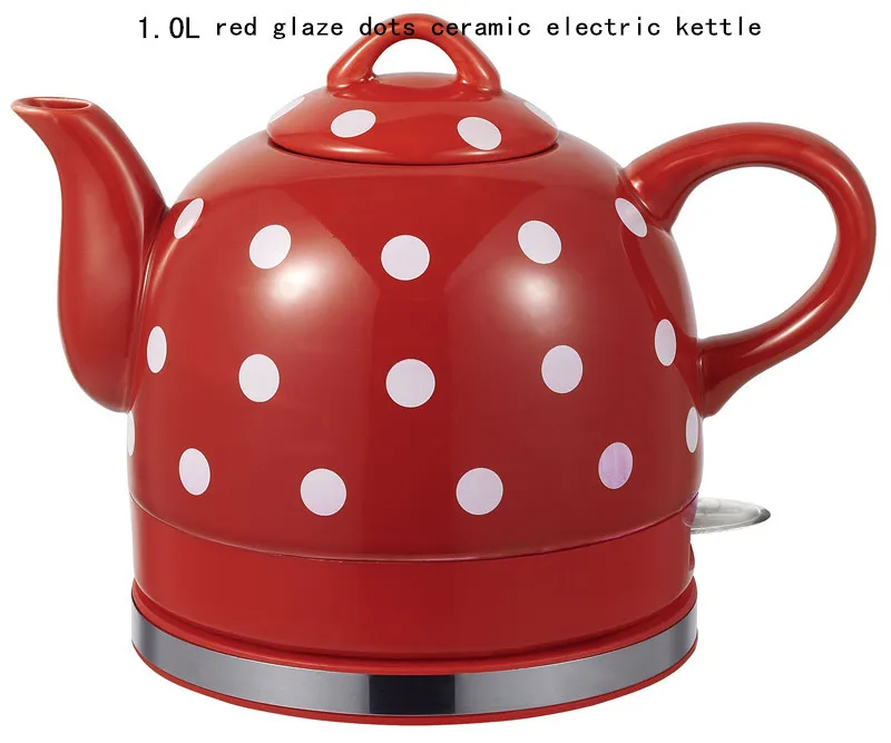 

High - grade ceramic export electric kettle quickly burn water tea automatic cut - off European standard plug 220V