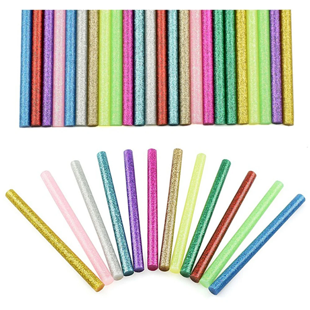 

Hot Melt Glue Sticks 7mm For Electric Glue Gun Colourful High Viscosity Glue Bar Craft Album Repair Tool For Alloy Accessories