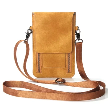 

Shoulder Belt Phone Leather Case Wallet Pouch For Galaxy J7 Pro J7 Max Xcover 4s,For Huawei Honor 20 Pro Lite P Smart Z Nova 5