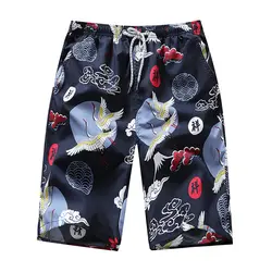 2019 мужские пляжные шорты летние шорты для плавания мужские Пляжные Шорты повседневные быстросохнущие дышащие шорты с принтом Шорты для
